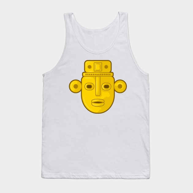 Ancient Colmbian indigenous god Tank Top by Drumsartco